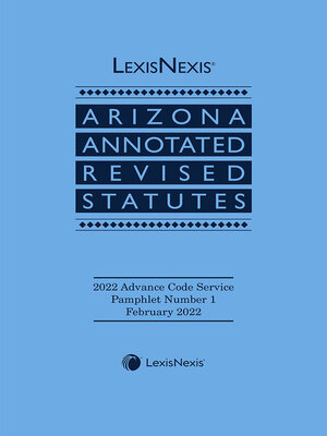 cover image of Arizona Advance Code Service